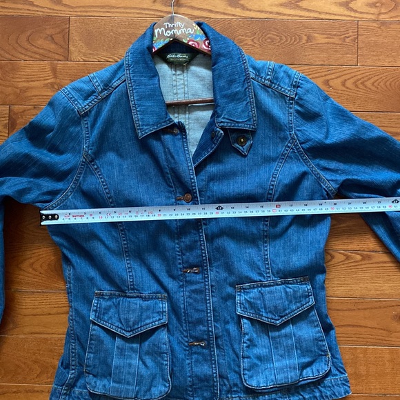 Eddie Bauer ladies jean/denim jacket size large. - Picture 11 of 13